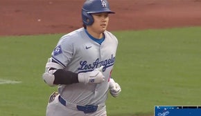 Dodgers' Shohei Ohtani launches a solo home run 446 feet vs. the Giants