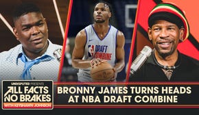 Bronny James turns heads at NBA Draft combine, will he prove haters wrong? | All Facts No Brakes