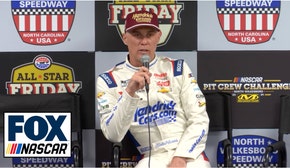 Kevin Harvick said Stewart-Haas Racing was helpful in getting seats and stuff over to Hendrick 