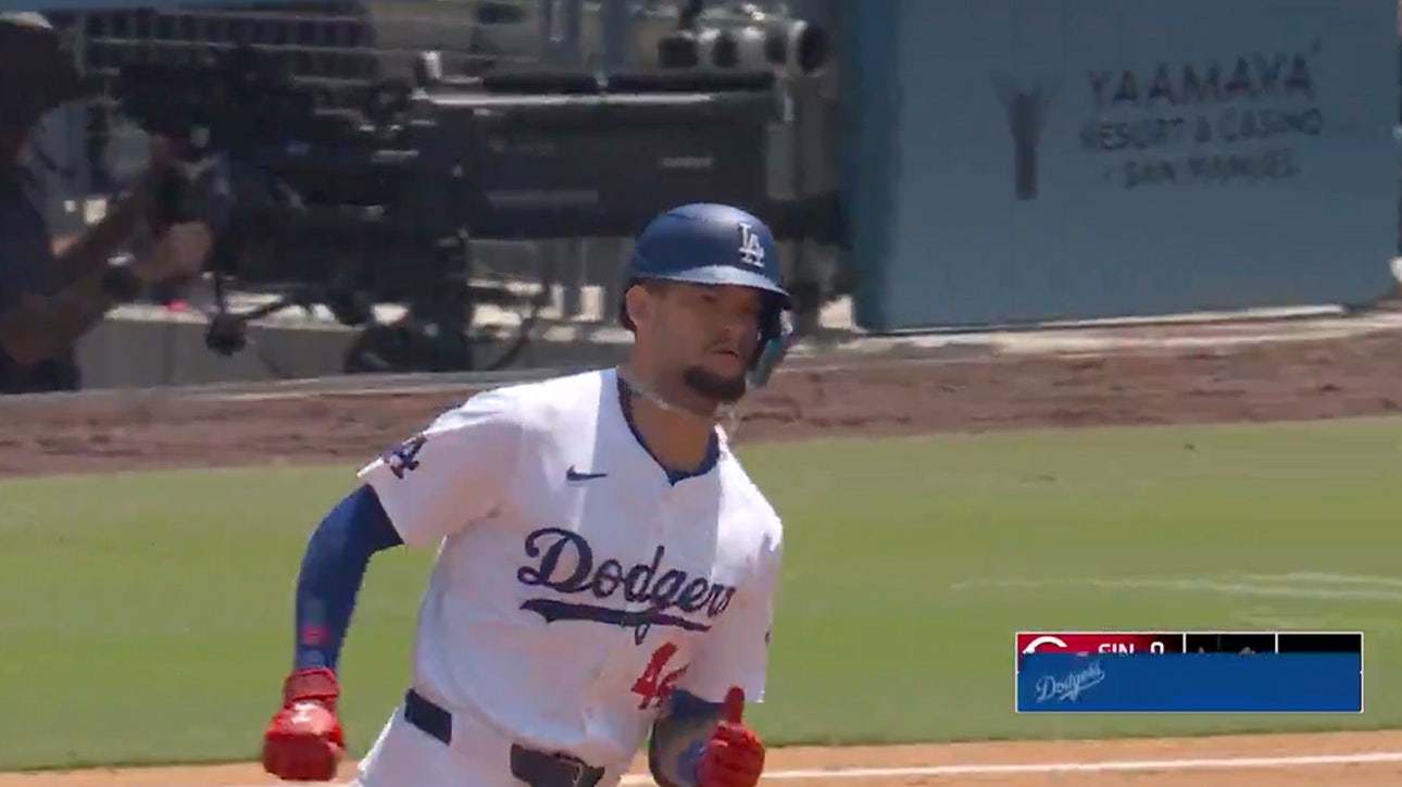 Andy Pages scorches a home run to left, gives Dodgers early lead vs. Reds