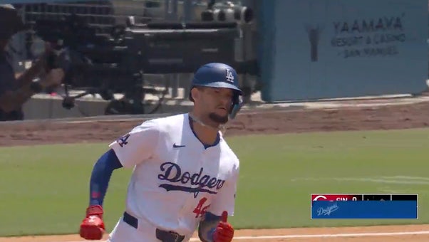 Andy Pages scorches a home run to left, gives Dodgers early lead vs. Reds