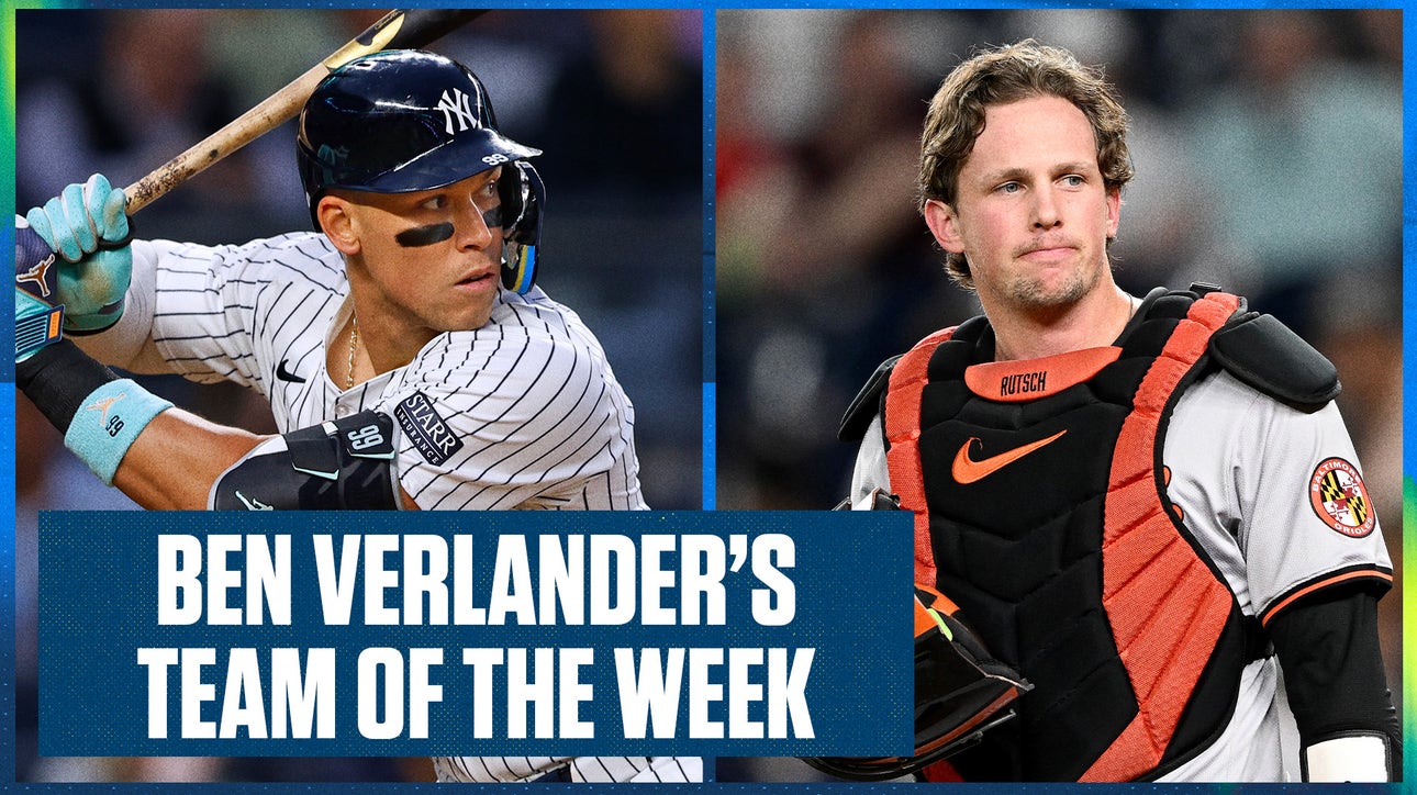 Baltimore Orioles' Adley Rutschman & New York Yankees' Aaron Judge headline Ben's Team of the Week