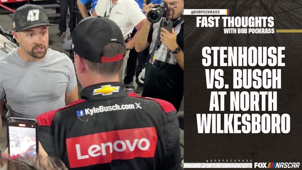 Ricky Stenhouse Jr. vs. Kyle Busch at North Wilkesboro | Fast Thoughts with Bob Pockrass