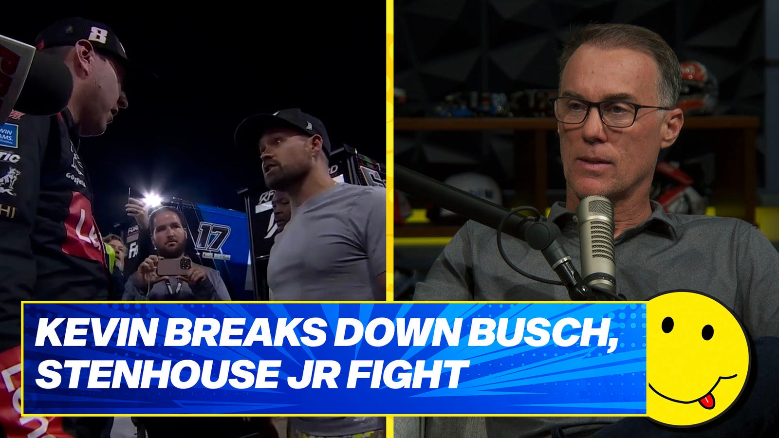 Kevin Harvick breaks down fight between Kyle Busch, Ricky Stenhouse Jr.