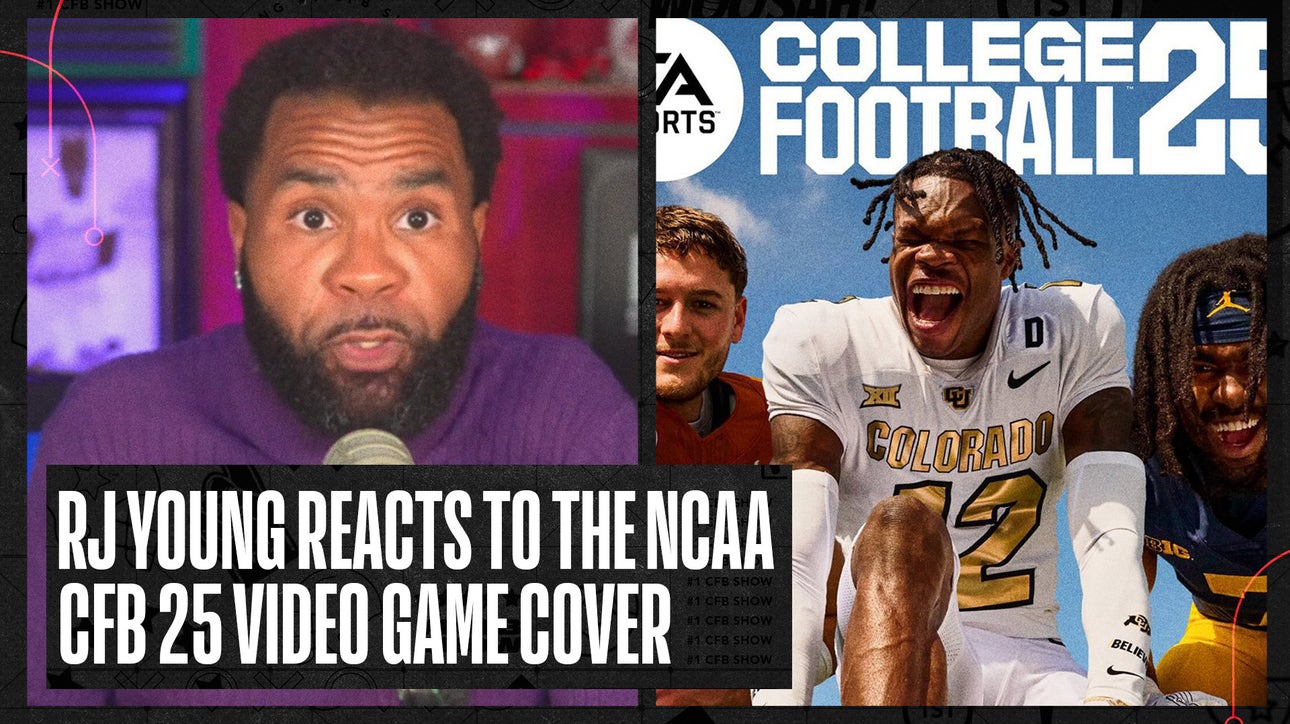 RJ Young reacts to the NCAA College Football 25 video game cover | No. 1 CFB Show