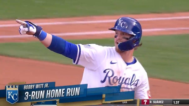 Bobby Witt Jr. crushes a 468-foot home run, extending the Royals' lead vs. the Tigers