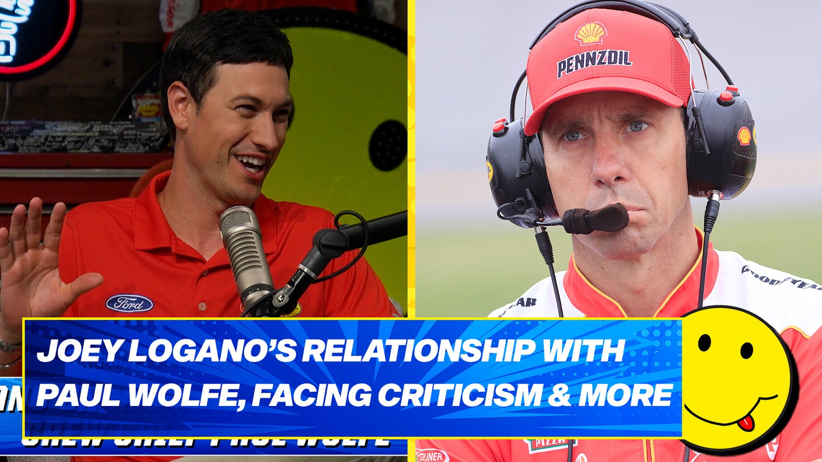 Joey Logano’s relationship with crew chief, handling criticism & more