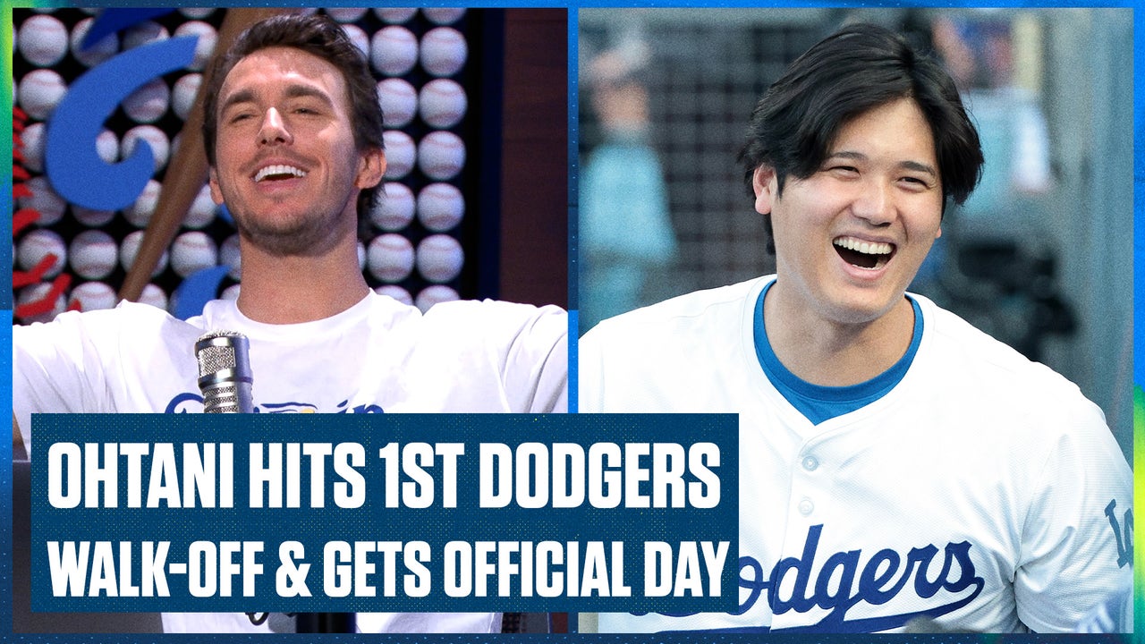 Shohei Ohtani (大谷翔平) hits his 1st Dodgers walk-off & gets an