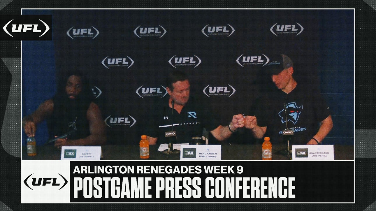Arlington Renegades Week 9 postgame press conference | United Football League