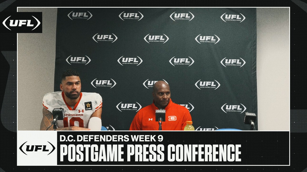 D.C. Defenders Week 9 postgame press conference | United Football League