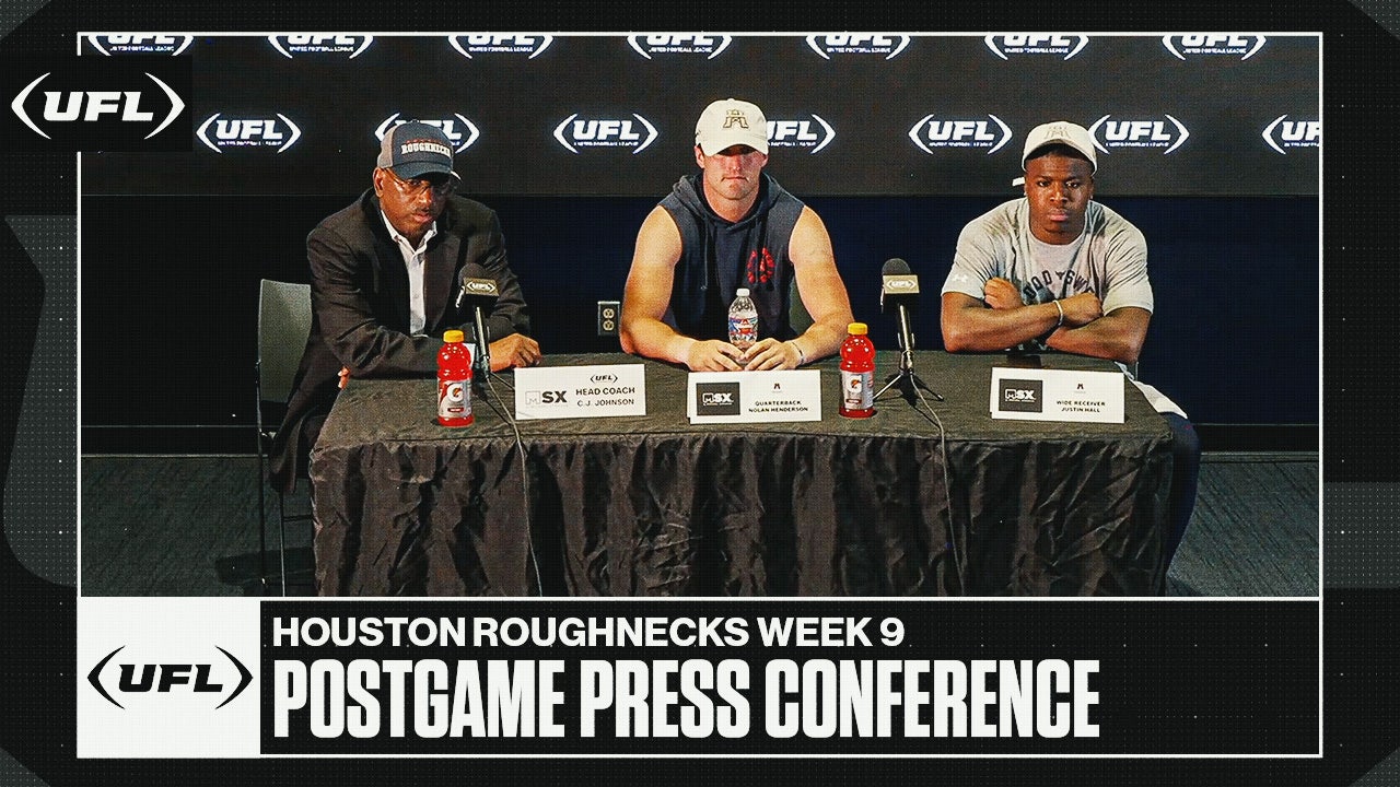 Houston Roughnecks Week 9 postgame press conference | United Football League