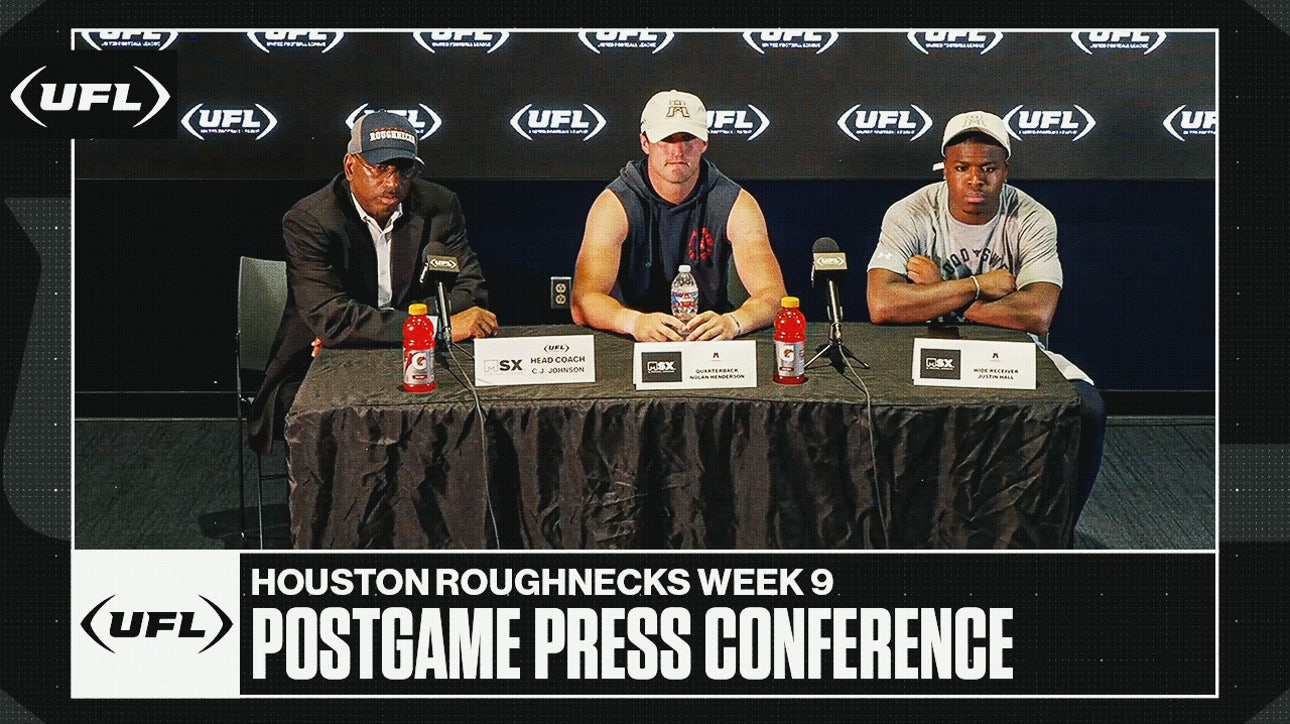Houston Roughnecks Week 9 postgame press conference | United Football League