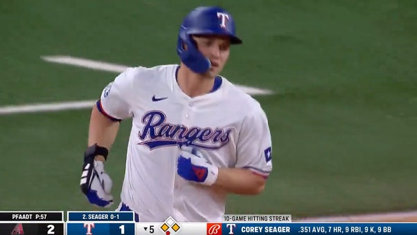 Corey Seager smashes a three-run homer and gives Rangers lead vs. Diamondbacks