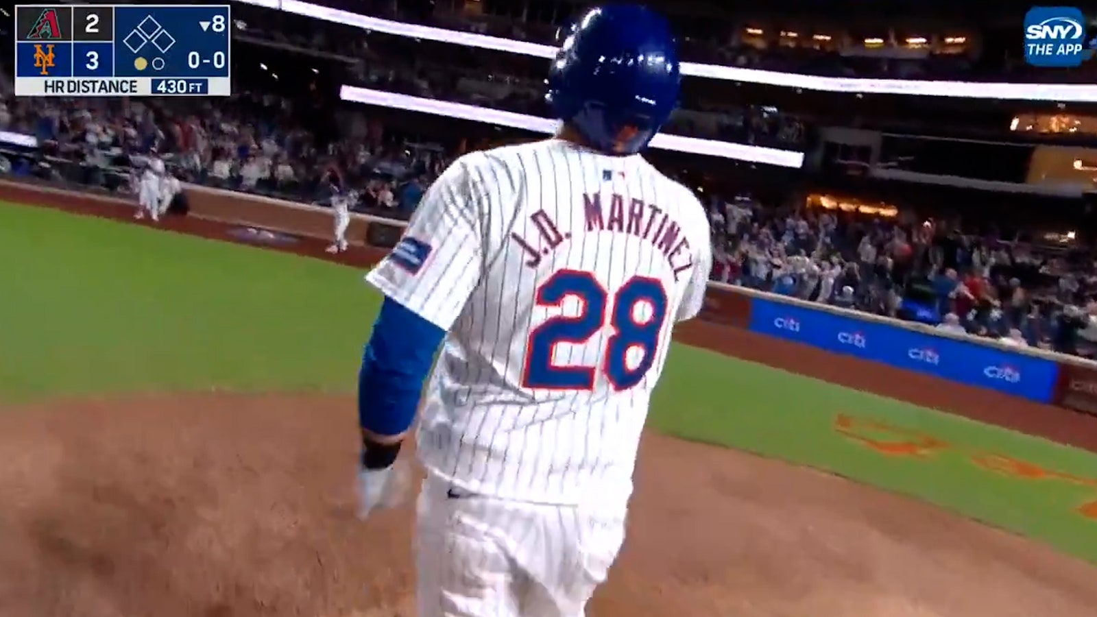 J.D. Martinez BLASTS go-ahead homer to seal Mets' 3-2 victory over Diamondbacks