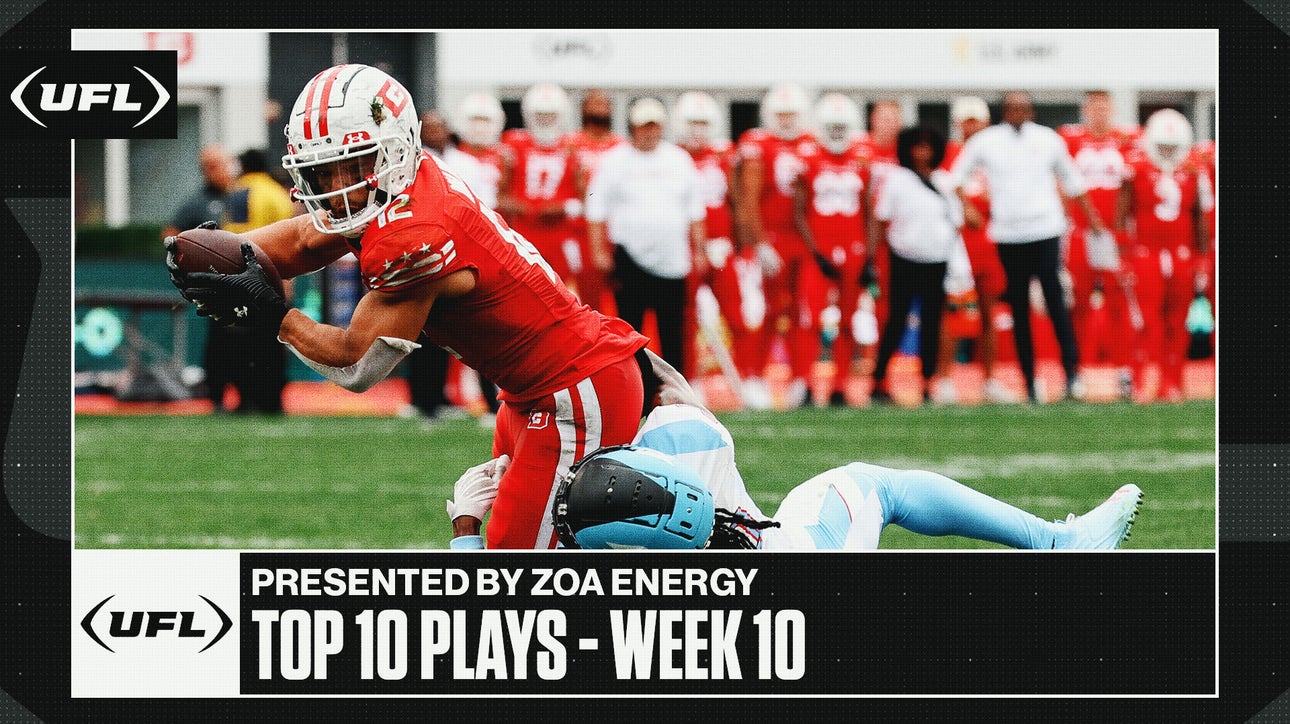 UFL top 10 plays from week 10 presented by ZOA Energy | United Football League