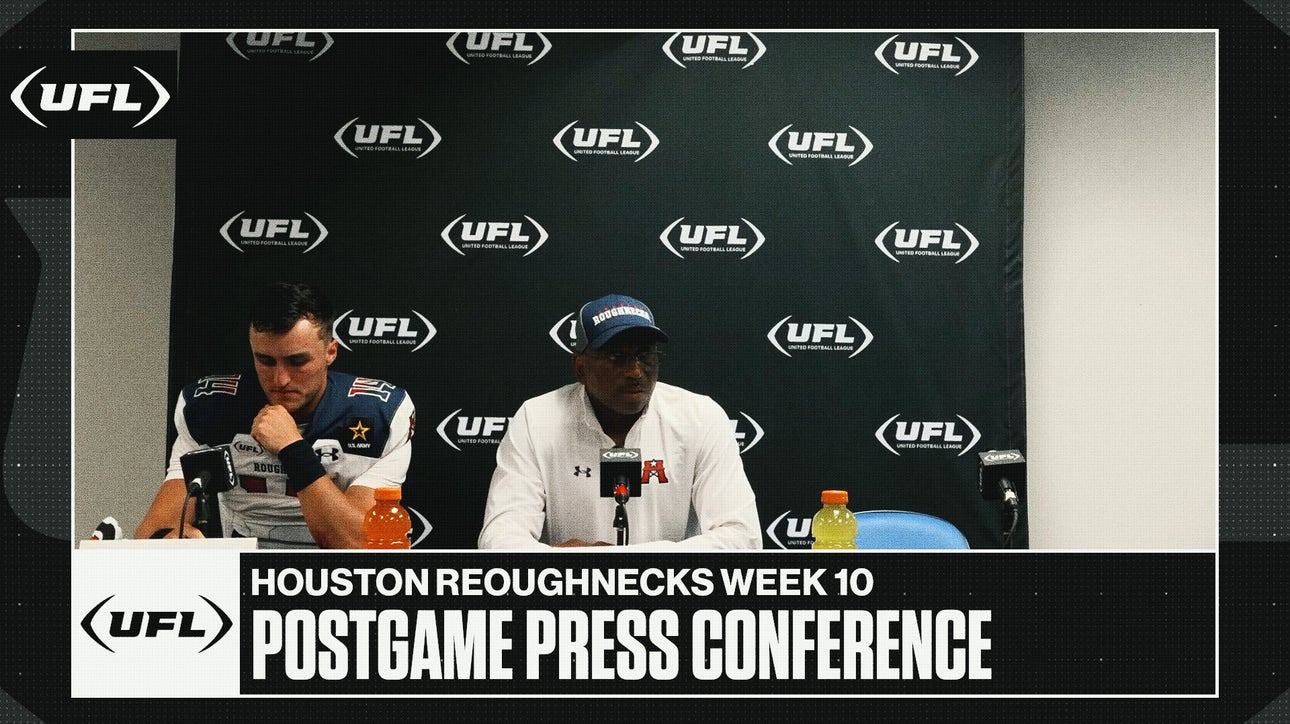Houston Roughnecks week 10 postgame press conference | United Football League
