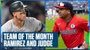 New York Yankees' Aaron Judge & Cleveland Guardians' José Ramírez highlight Team of the Month