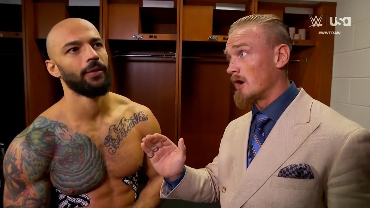 Ricochet tells Ilja Dragunov he’s ready to ‘smack the fake tan off’ of Bron Breakker | WWE on FOX