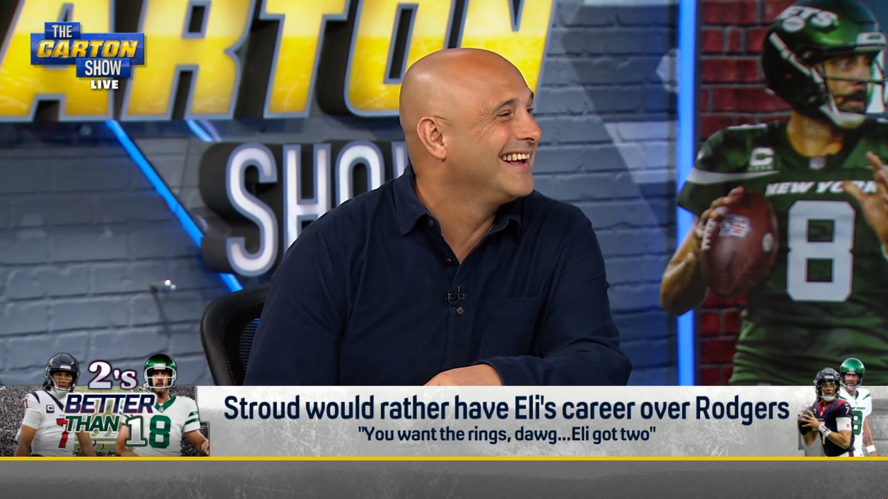 C.J. Stroud ‘takes shots’ at Aaron Rodgers, Wants to be like Eli Manning | NFL | THE CARTON SHOW