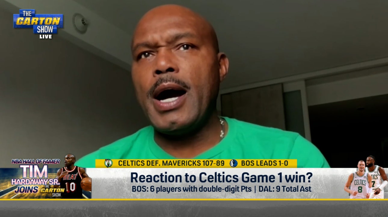 Tim Hardaway Sr. on the Celtics’ Game 1 win, Time to worry for the Mavs? | NBA | THE CARTON SHOW