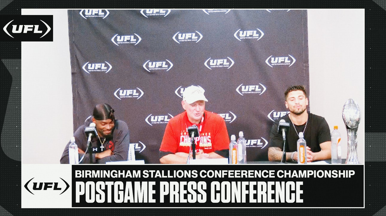Birmingham Stallions Conference Championship postgame press conference | United Football League