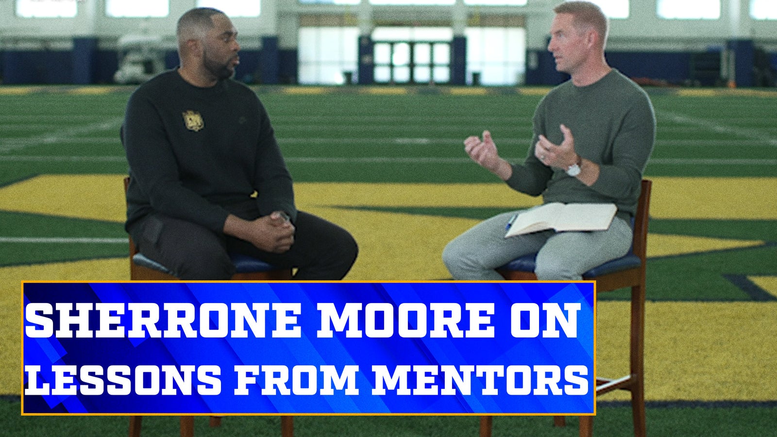 Sherrone Moore explains what it’s like to take over for a national champion