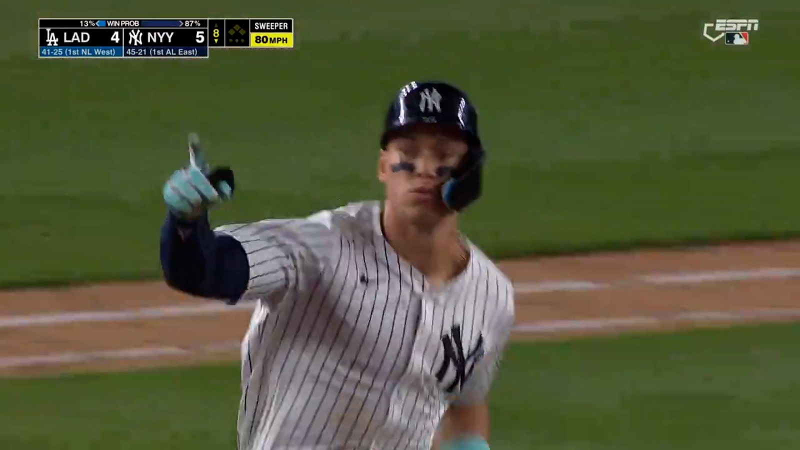 Aaron Judge mashes solo homer to extend Yankees' lead over Dodgers