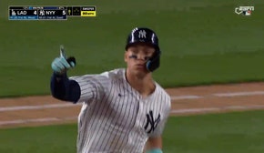 Aaron Judge MASHED a solo homer to extend Yankees' lead over Dodgers