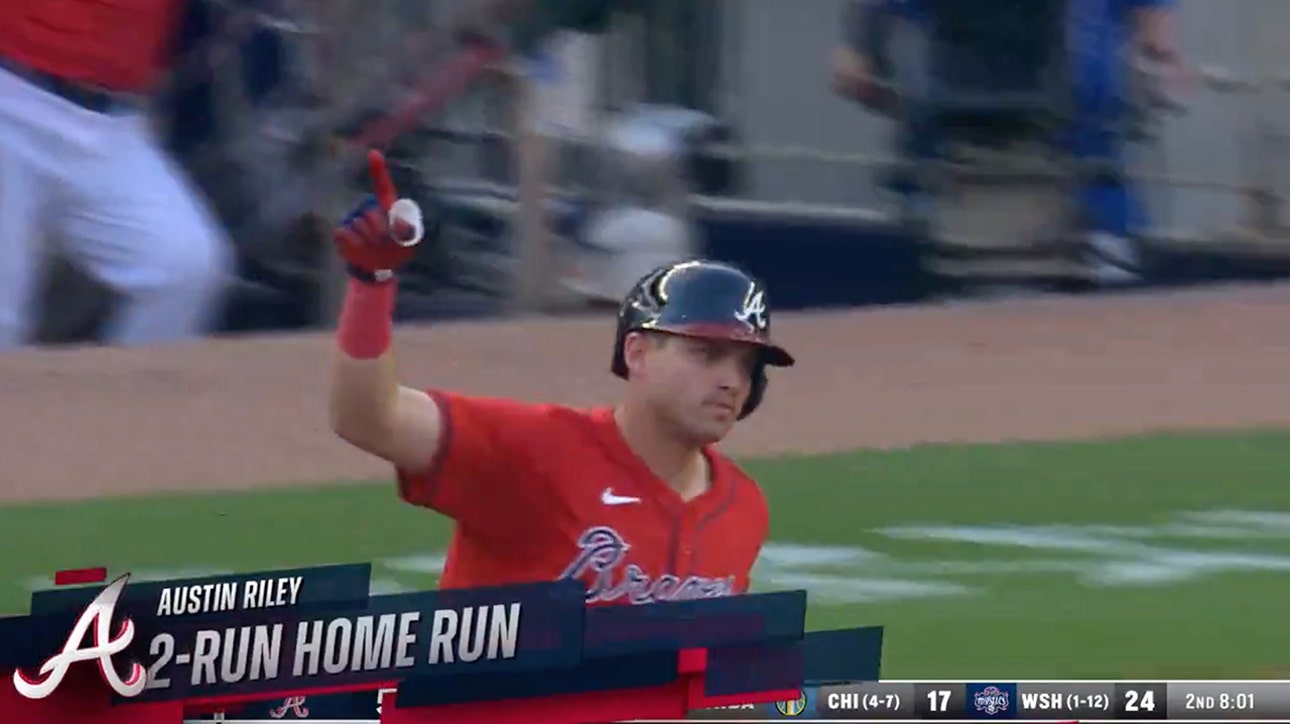 Austin Riley smashes a two-run home run, extending Braves' lead vs. Rays