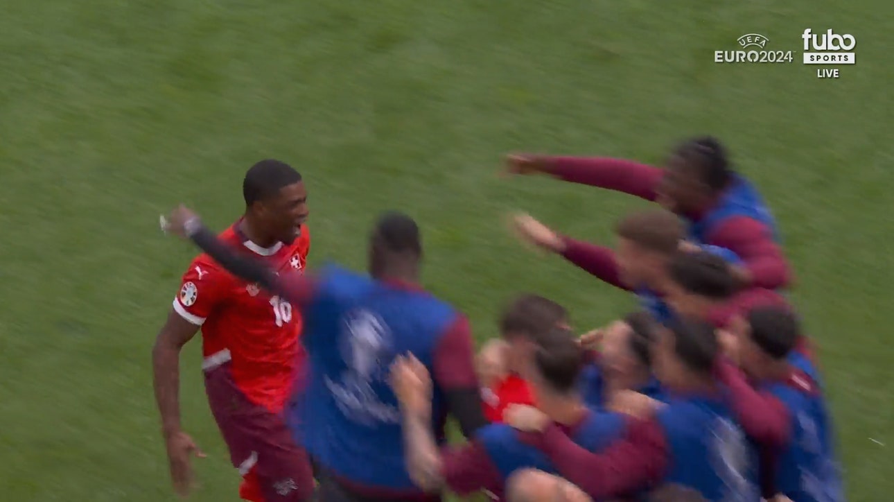 Kwadwo Duah finds the net in 12' to give Switzerland a 1-0 lead over Hungary | UEFA EURO 2024