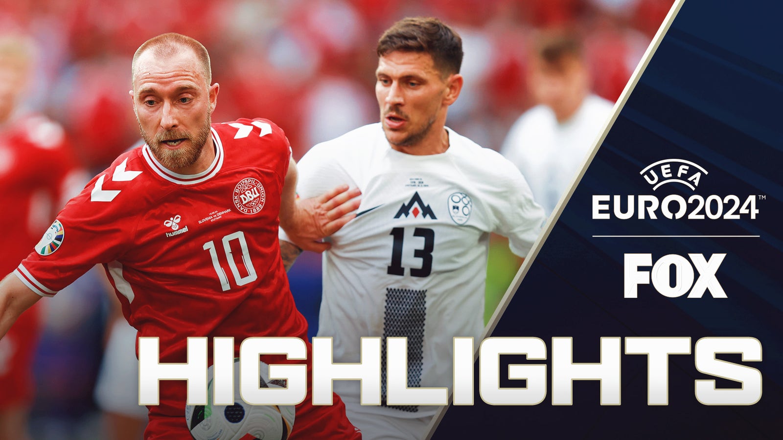 Slovenia vs. Denmark Highlights | UEFA Euro 2024