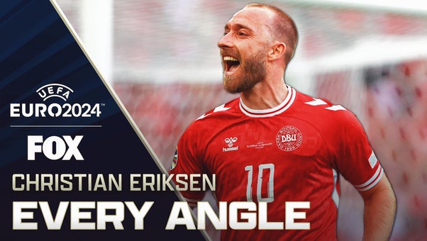Denmark's Christian Eriksen's EMOTIONAL goal vs. Slovenia | Every Angle