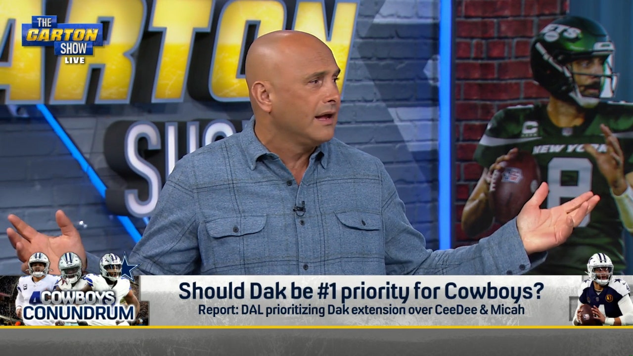 Cowboys ‘prioritizing’ resigning Dak over Ceedee Lamb & Micah Parsons | NFL | THE CARTON SHOW