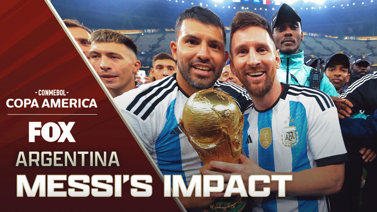 Sergio Agüero describes what Lionel Messi means to Argentina | Copa América Tonight