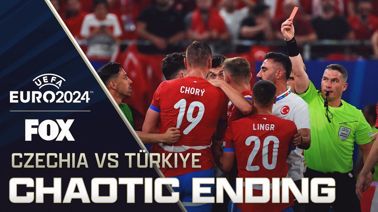 Czechia vs. Türkiye ends in absolute CHAOS | UEFA Euro 2024 | FOX