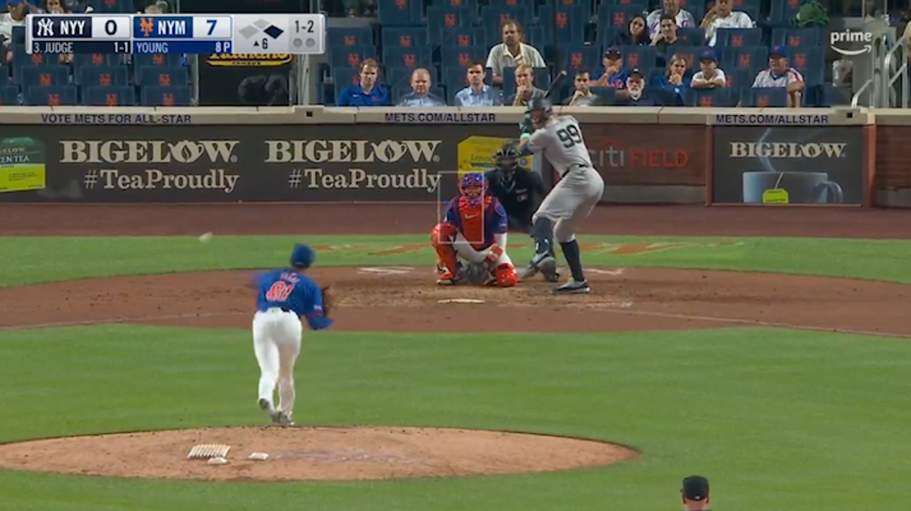 Yankees' Aaron Judge slams his 30th home run to trim the Mets' lead