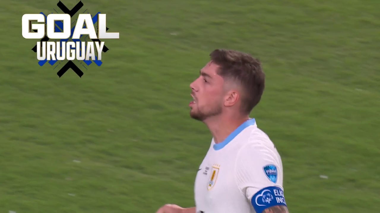 Maximiliano Araujo & Federico Valverde both score goals to extend Uruguay's lead to 4-0 against Bolivia | Copa América 2024
