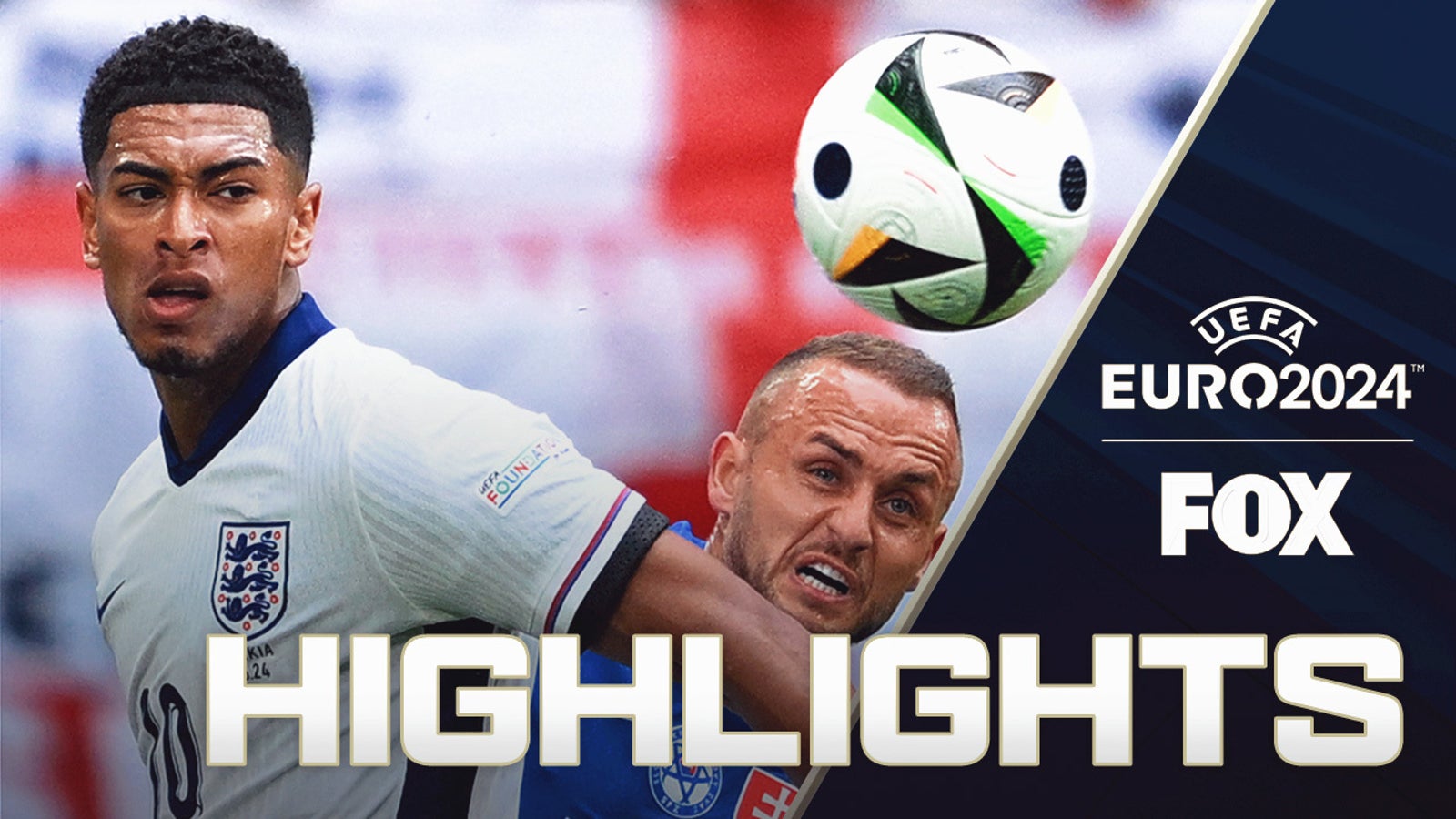 England vs. Slovakia Highlights | UEFA Euro 2024 | Round of 16