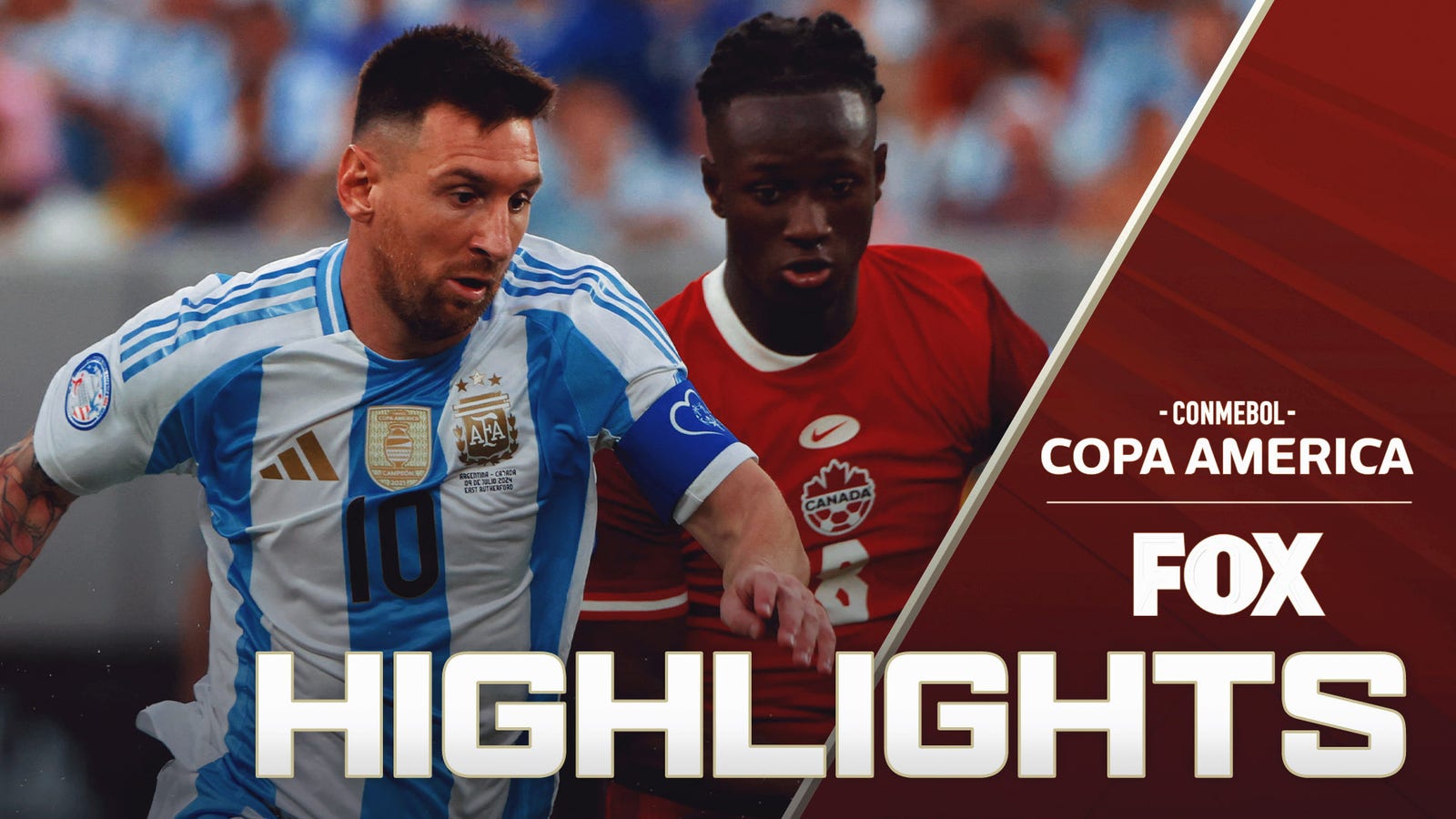 Argentina vs. Canada Highlights | 2024 Copa América | Semifinals