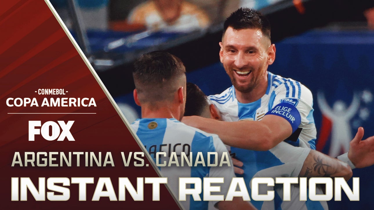 Lionel Messi & Argentina DEFEAT Canada to ADVANCE to Copa América Final | 2024 Copa América