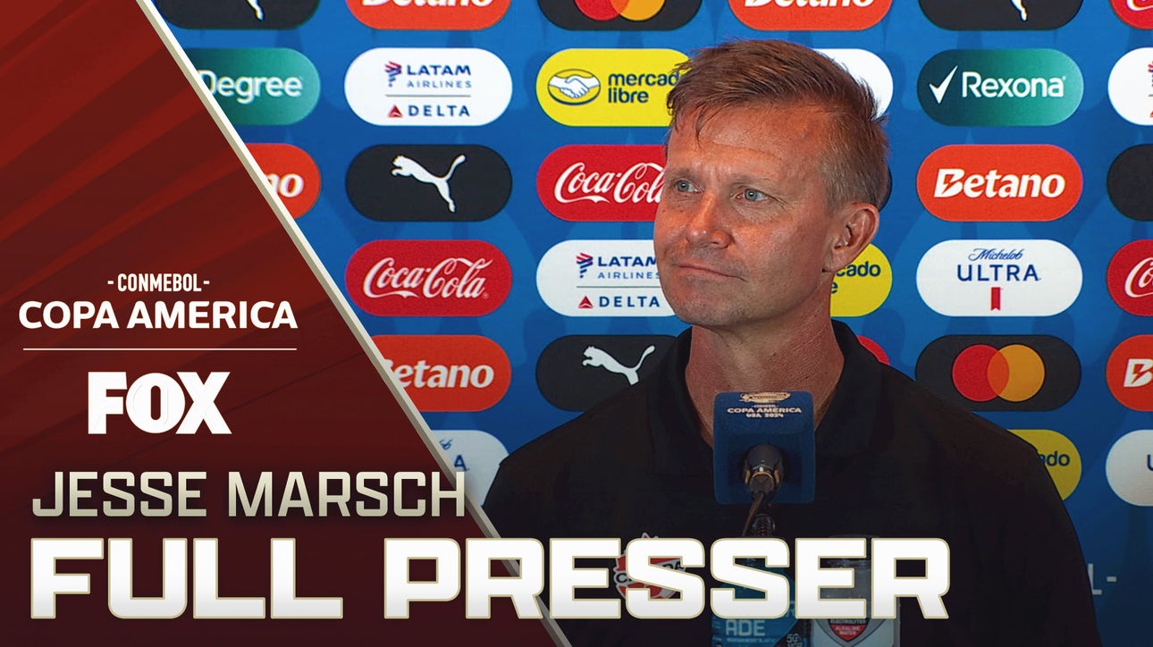 Canada manager Jesse Marsch postgame presser after loss to Argentina in Copa América
