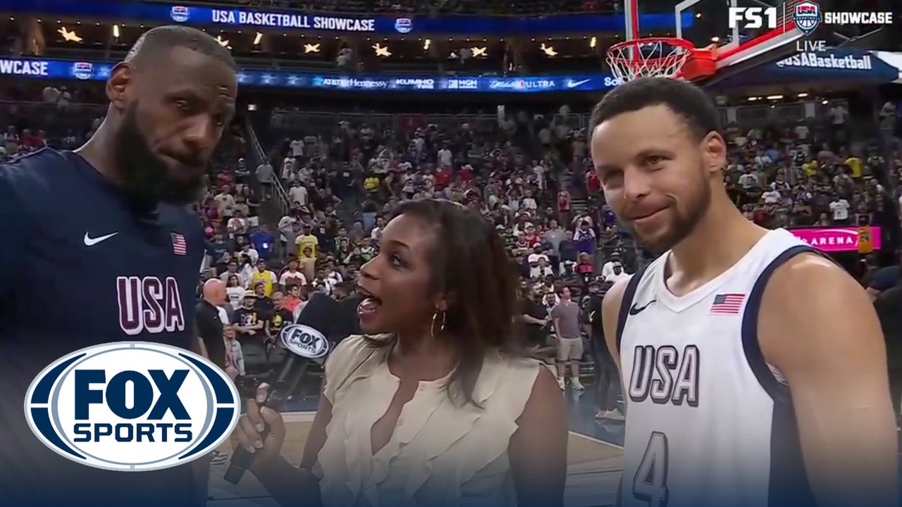 LeBron James & Steph Curry speak after United States' win over Canada | USA Basketball Showcase