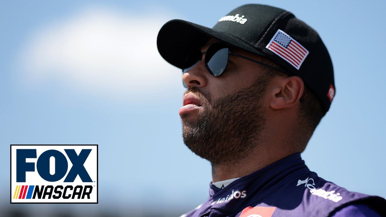 Bubba Wallace speaks on $50,000 fine he received in Chicago and advice from Kevin Harvick | NASCAR on FOX