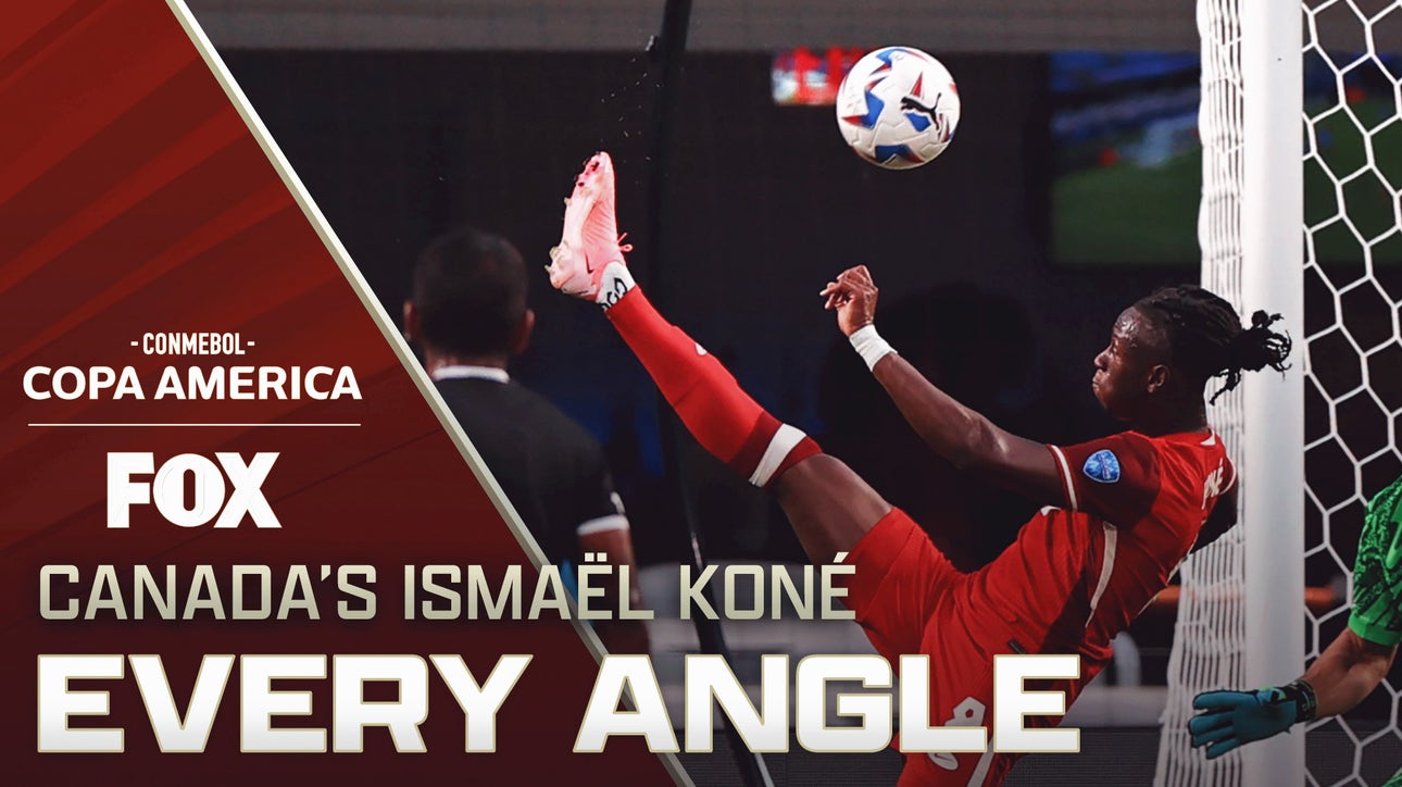 Canada's Ismaël Koné pulls off a BICYCLE KICK against Uruguay in Copa América | Every Angle