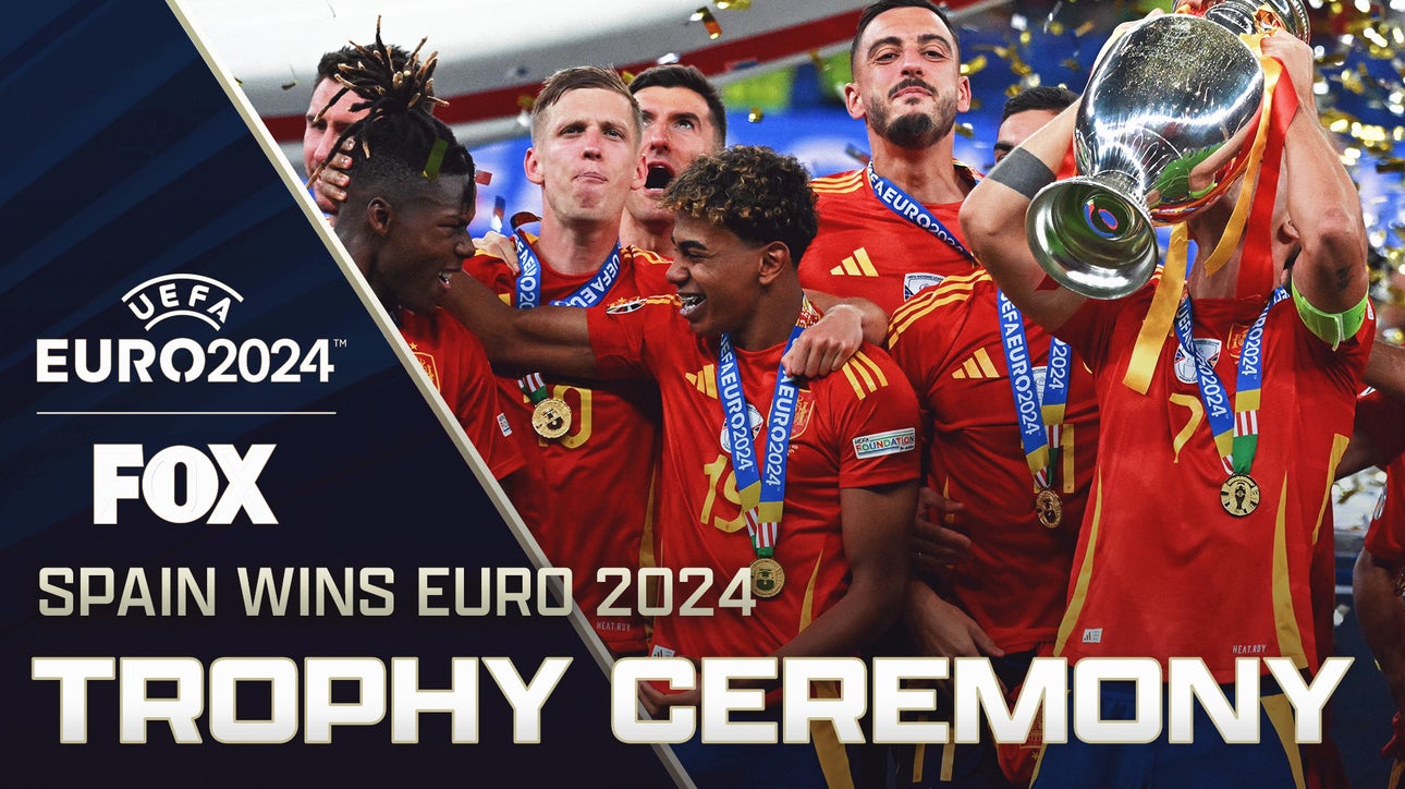 UEFA Euro 2024 Final: Spain's trophy ceremony following 2-1 victory over England | UEFA Euro 2024