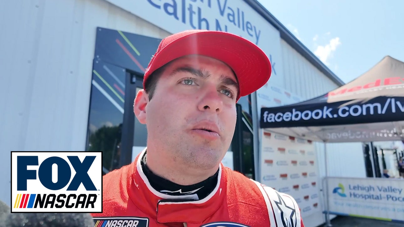 Noah Gragson talks about the crash that ended his day early | NASCAR on FOX