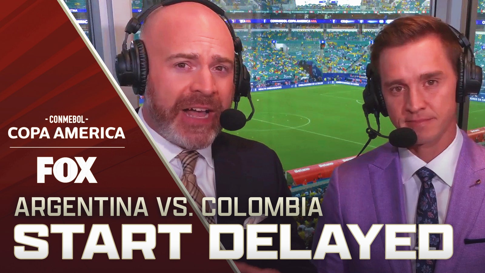 Argentina vs Colombia: el inicio de la final de la Copa América se retrasa por la avalancha de aficionados