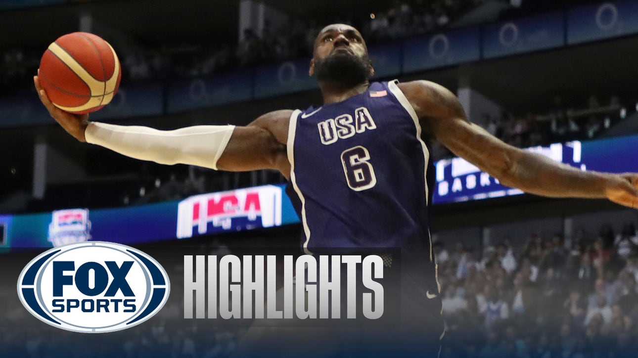 LeBron James DOMINATES with 23 points & 6 assists in United States' win vs. South Sudan