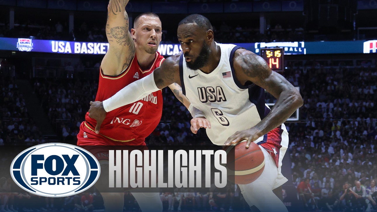 Lebron James DOMINATES with 20 points & 4 assists in United States' victory over Germany 