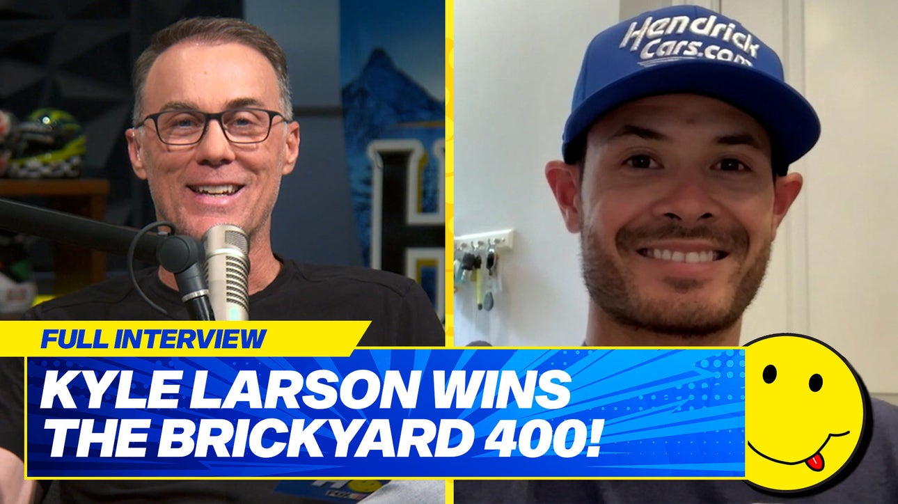 Kyle Larson breaks down his first Brickyard 400 win with Kevin Harvick!